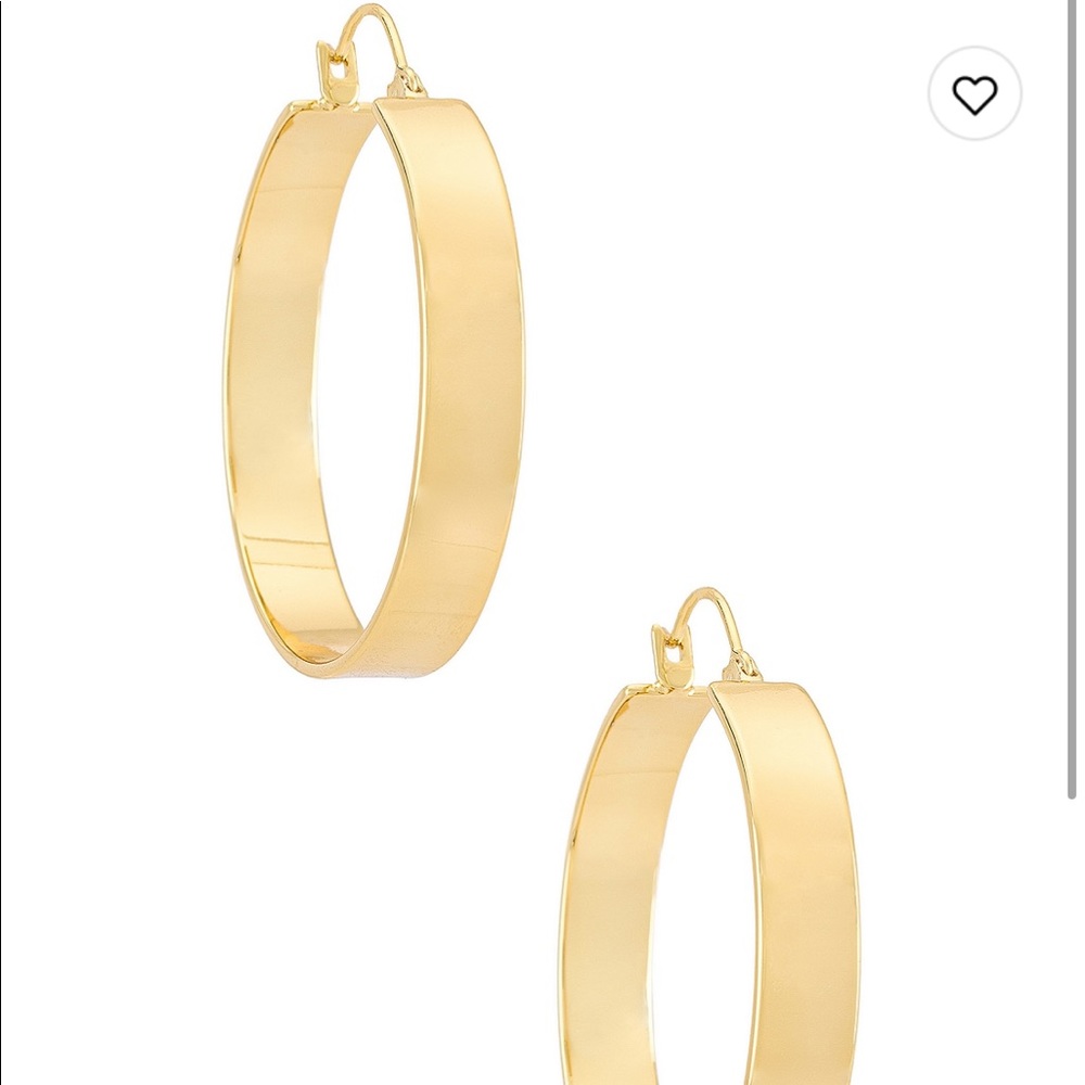 Gorjana Jax Hoops - 18k Gold Plated
